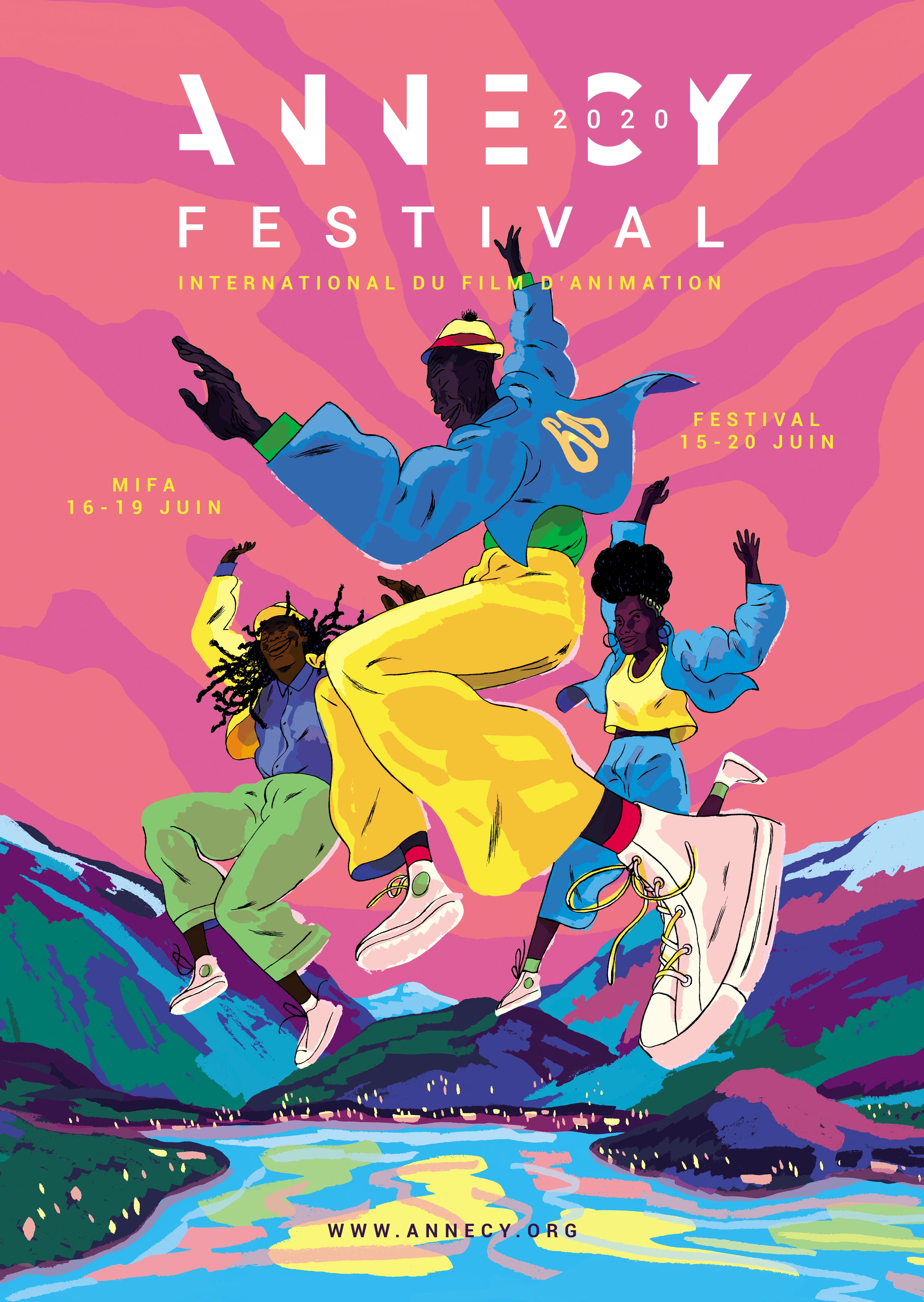 Affiche du festival d'Annecy édition 2020